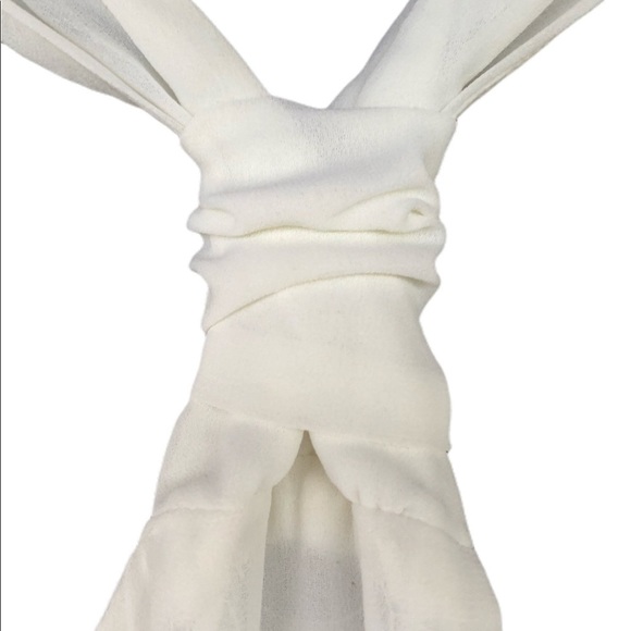 NWT Greylin XS Beaded Racer Back Tank White Lined - Picture 4 of 13